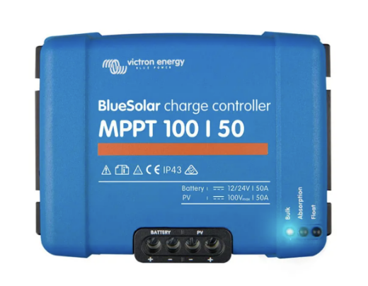 Picture of VICTRON 50A 12/24V BLUESOLAR CHARGE CONTROLLER MPPT 100/50 (SCC020050200)